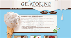 Desktop Screenshot of gelatorino.com
