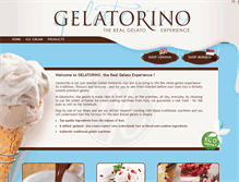 Tablet Screenshot of gelatorino.com